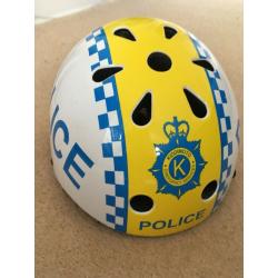 Kids bicycle helmet police