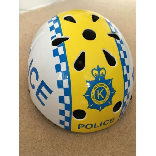 Kids bicycle helmet police