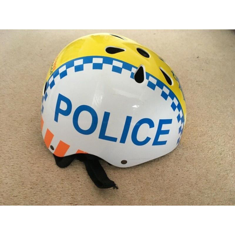 Kids bicycle helmet police