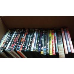Selection of approximately 90 popular DVD's