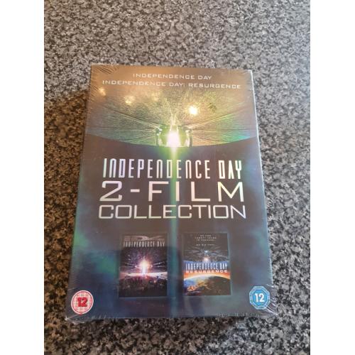 Unopened Independence Day 2 film box set