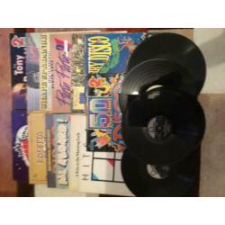 Vinyl Records (mixed collection) + AIWA record player (needs stylus and speakers, otherwise working
