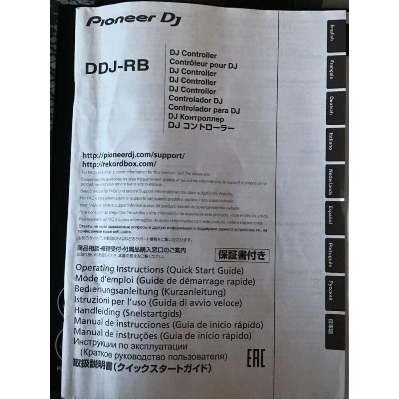 Pioneer DDj-rb controller