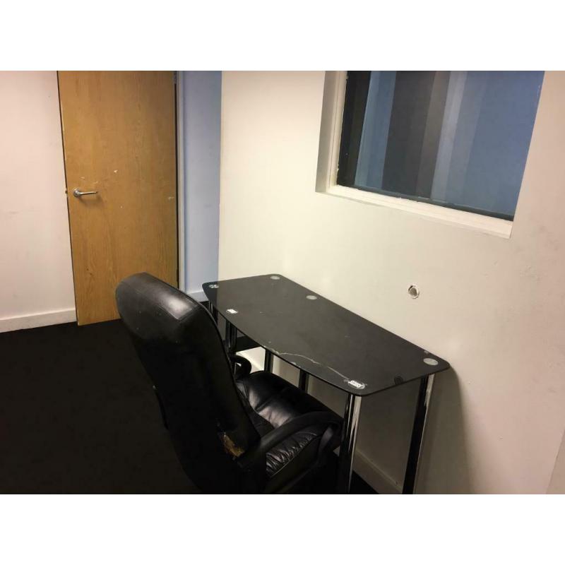 Empty soundproofed music studios