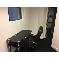 Empty soundproofed music studios