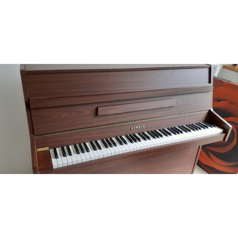Kemble Classic upright piano Wood grain effect recently tuned