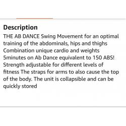 AB dance swing movement exercise equipment