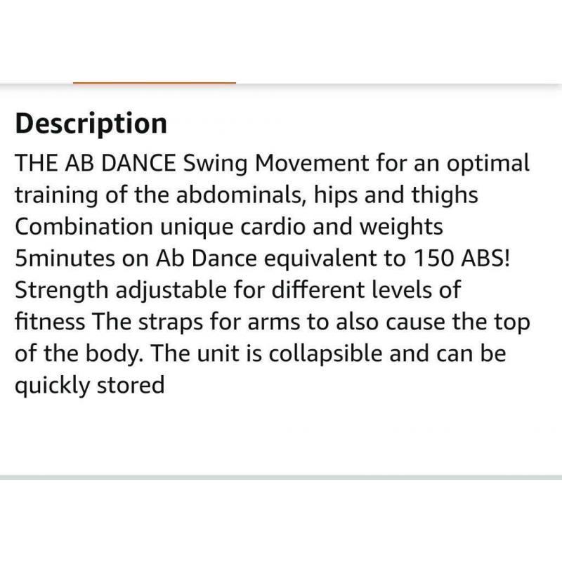 AB dance swing movement exercise equipment