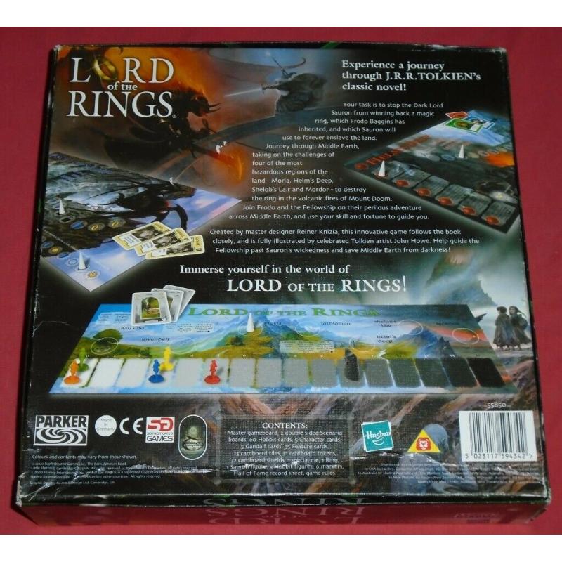 'Lord Of The Rings' Board Game