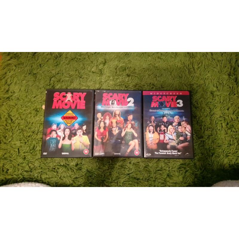scary movie, 1, 2, and 3