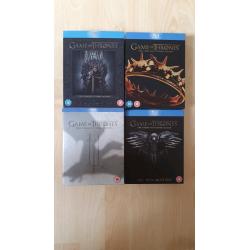 Game of Thrones Season 1, 2, 3 & 4 (blu ray)