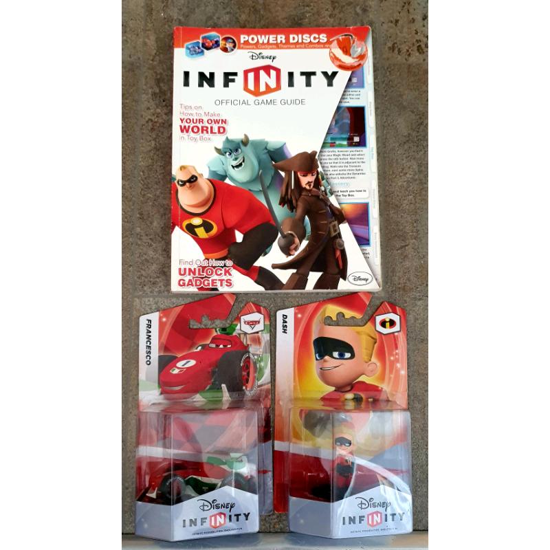 DISNEY INFINITY STRATEGY GUIDE + FIGURES!!!