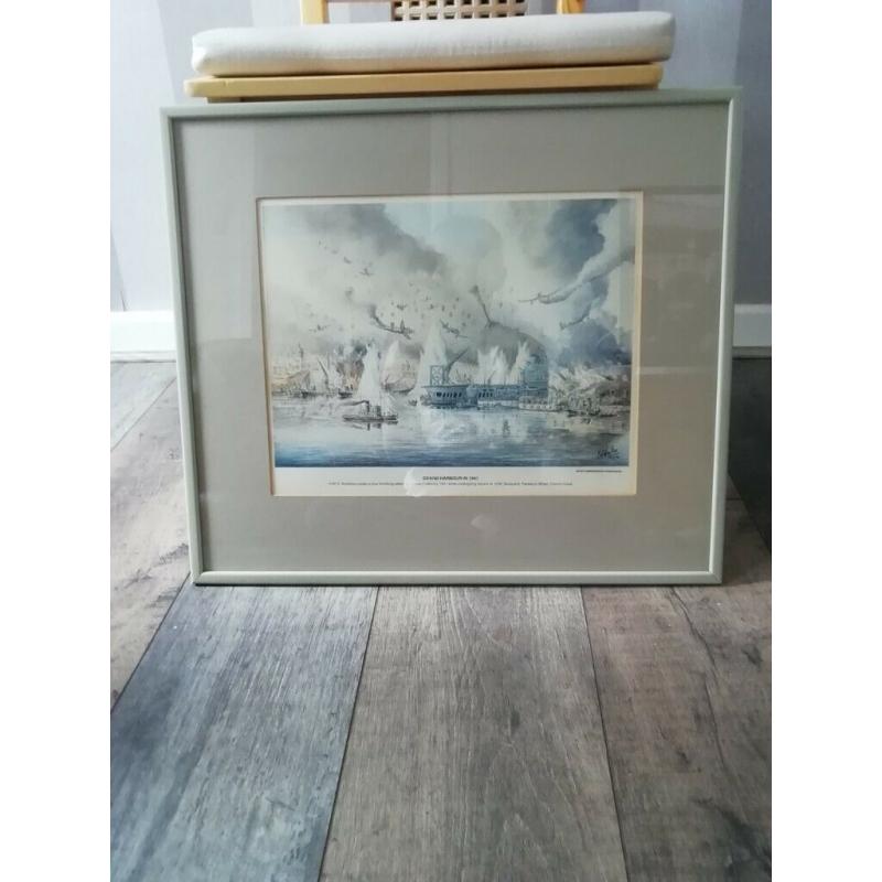 Rare print by Edwin galea circa poss 1950s 60s