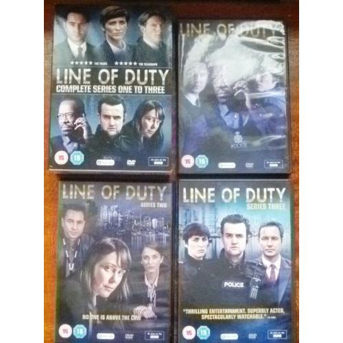 Complete Boxed Set Series 1 to 3 Line of Duty DVD?s - 6 Discs - Other clearance items available
