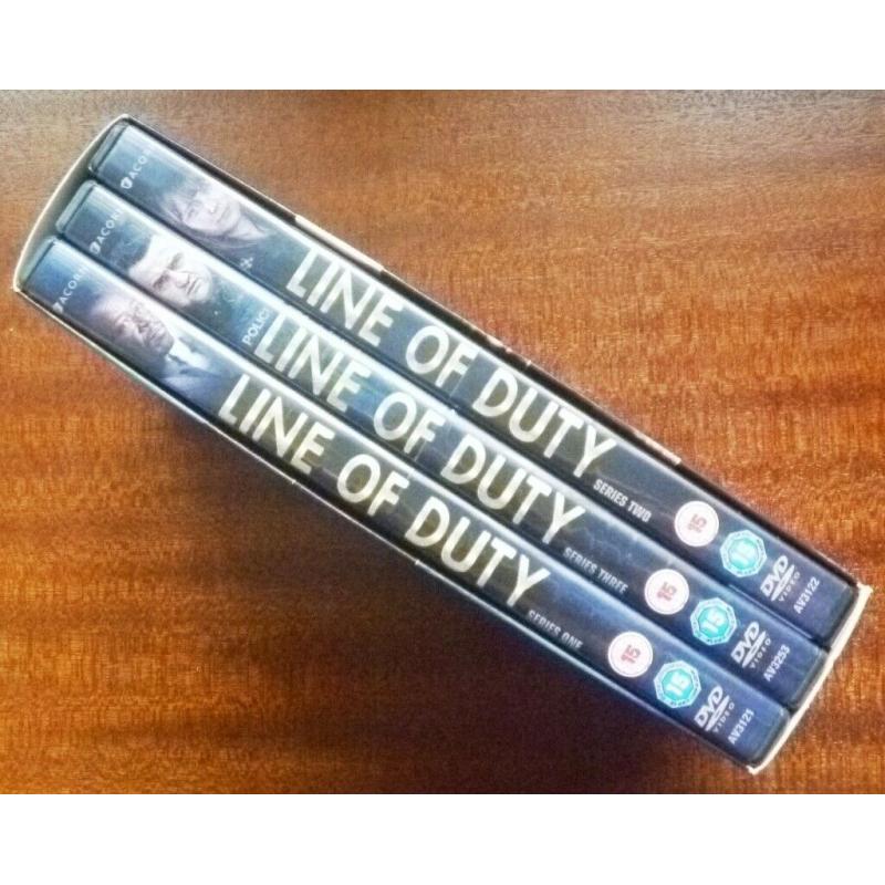 Complete Boxed Set Series 1 to 3 Line of Duty DVD?s - 6 Discs - Other clearance items available