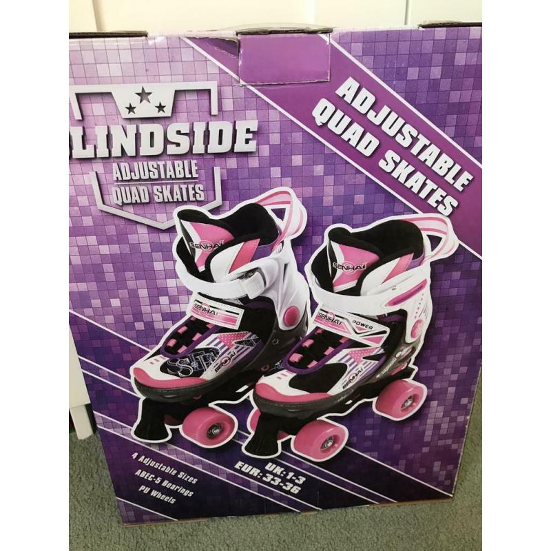 Roller skates adjustable uk 1-3 uk