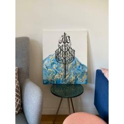 Islamic Calligraphy Abstract Art