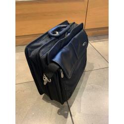 Targus wheeled briefcase with hidden handle.
