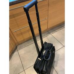 Targus wheeled briefcase with hidden handle.