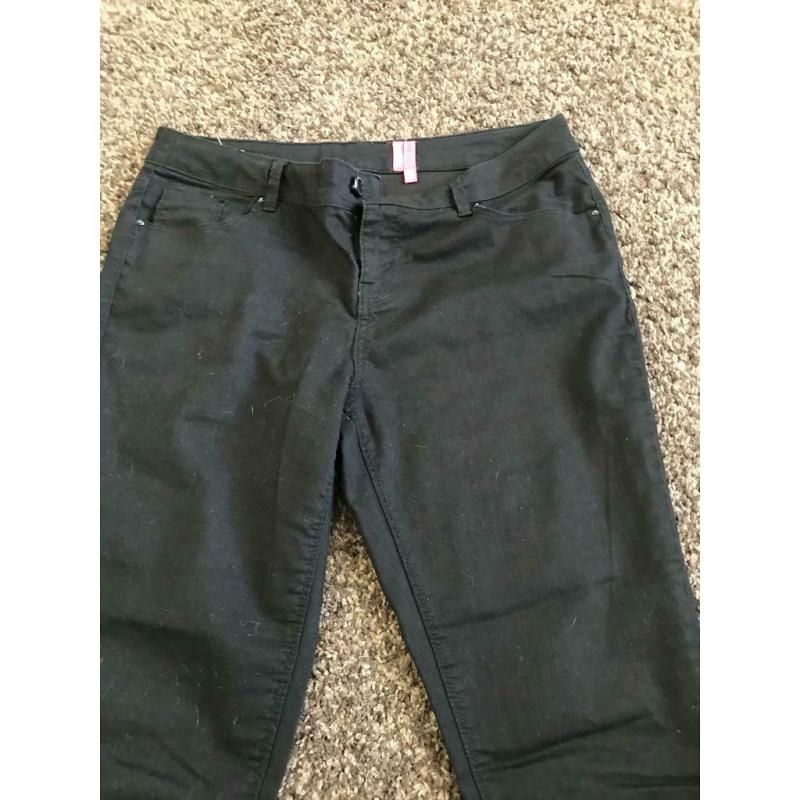 Size 14 black jeans