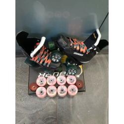 Bauer Supreme quad rollerskates