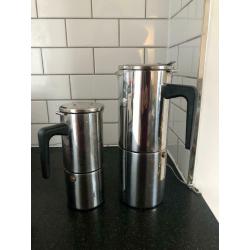 Two and three cup espresso makers for sale
