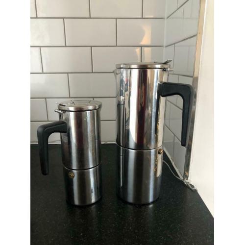 Two and three cup espresso makers for sale