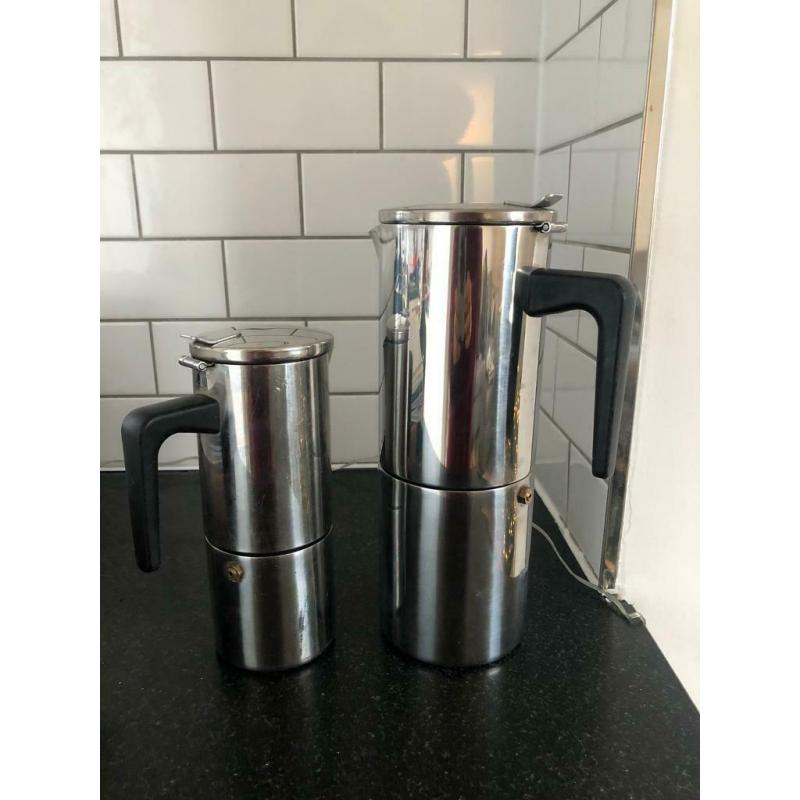 Two and three cup espresso makers for sale