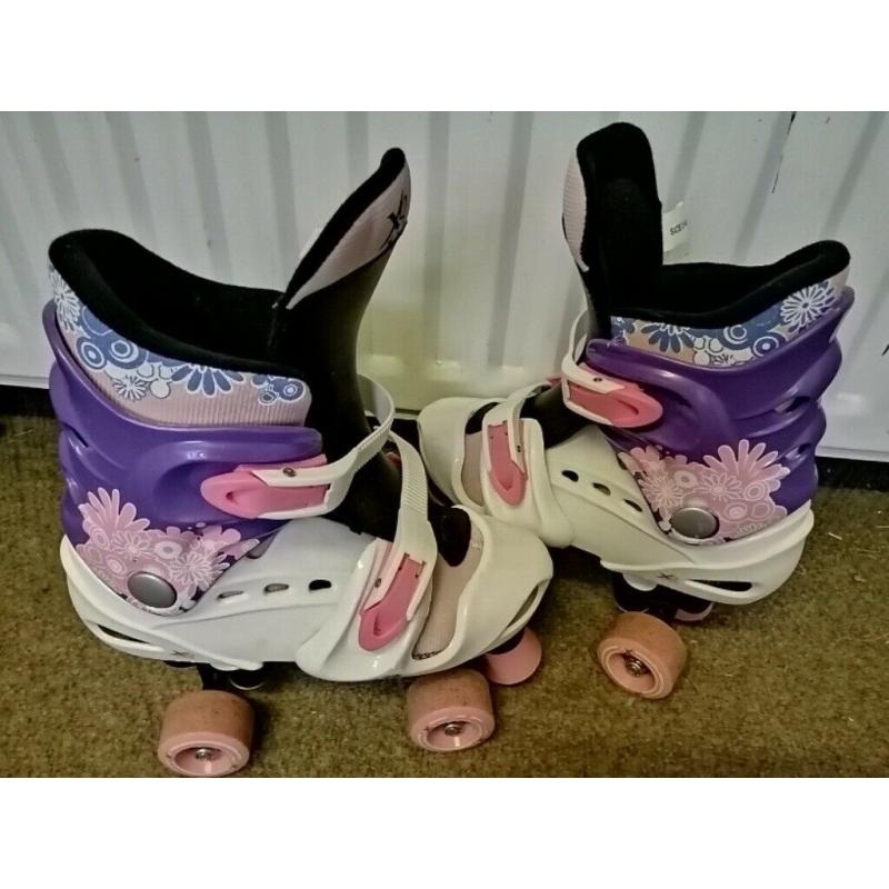 XQ Max White Mauve/Pink - Children?s Roller Skates 3-6 yrs