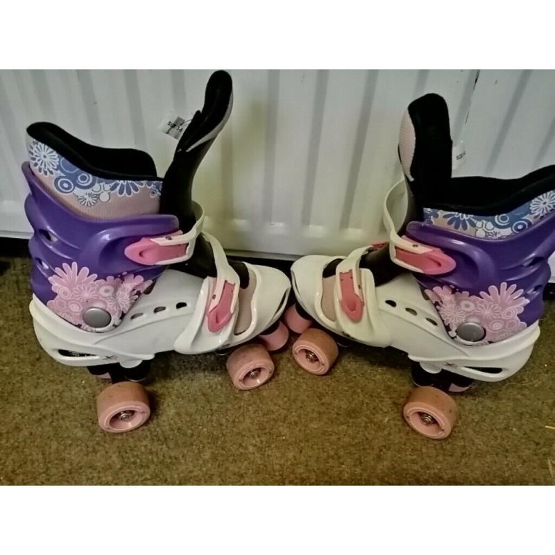 XQ Max White Mauve/Pink - Children?s Roller Skates 3-6 yrs