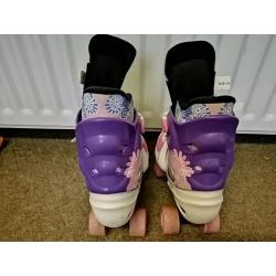 XQ Max White Mauve/Pink - Children?s Roller Skates 3-6 yrs