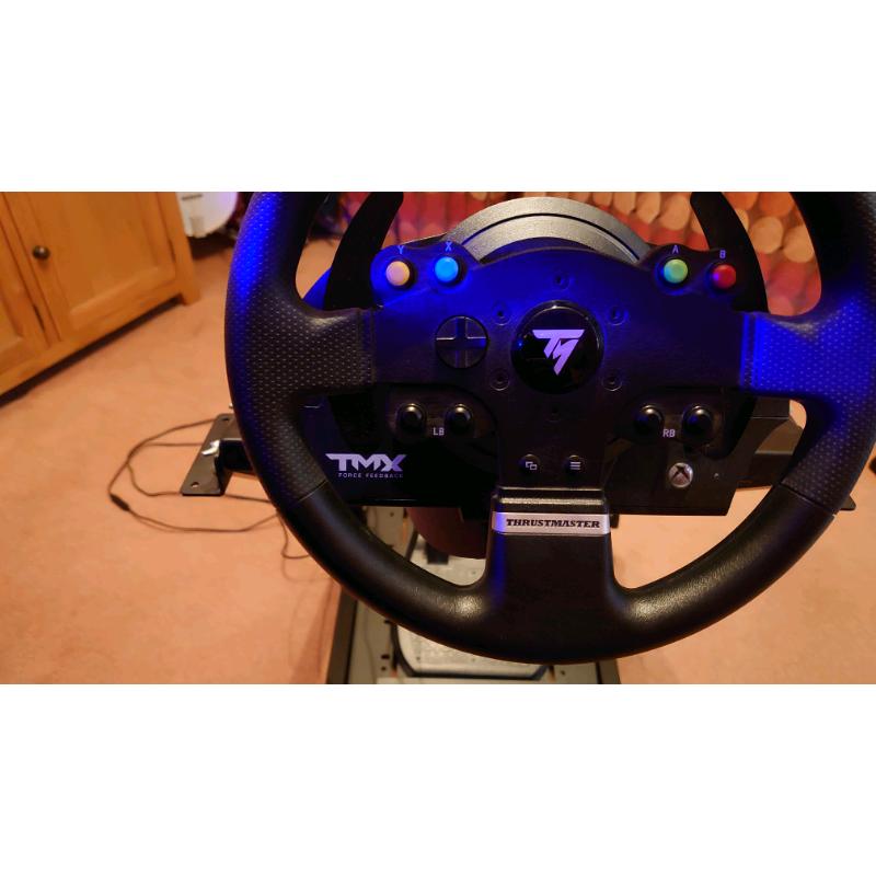 XBox One Thrusmaster TMX Force Feedback Wheel and Stand