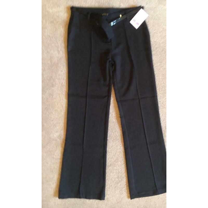 Girls Debenhams black trousers - age 13 - brand new with tags