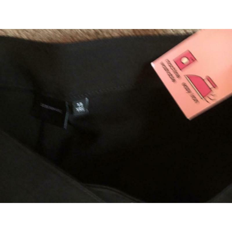 Girls Debenhams black trousers - age 13 - brand new with tags
