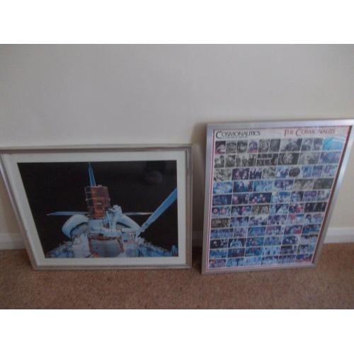 Two space pictures good condition