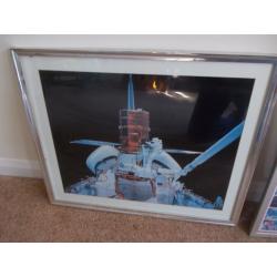Two space pictures good condition