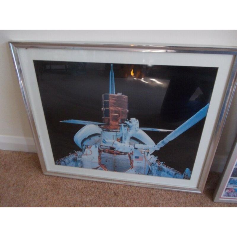 Two space pictures good condition