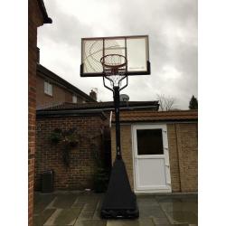 Bee Ball Optimum Full Size Basketball Stand Hoop