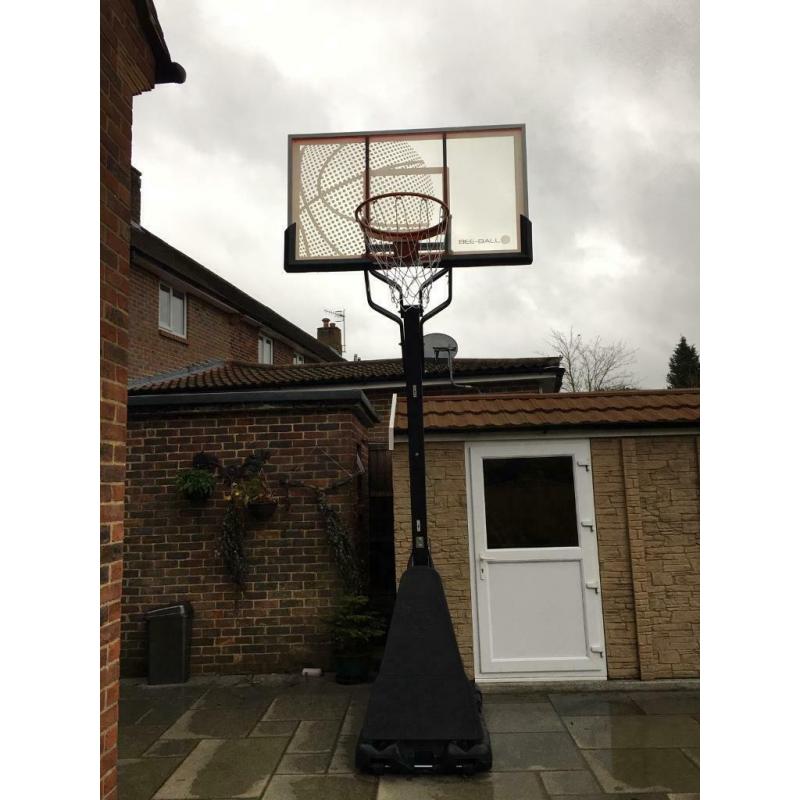 Bee Ball Optimum Full Size Basketball Stand Hoop
