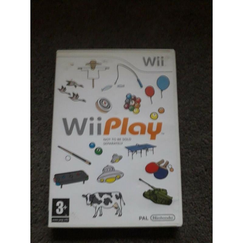 Nintendo Wii Play Game