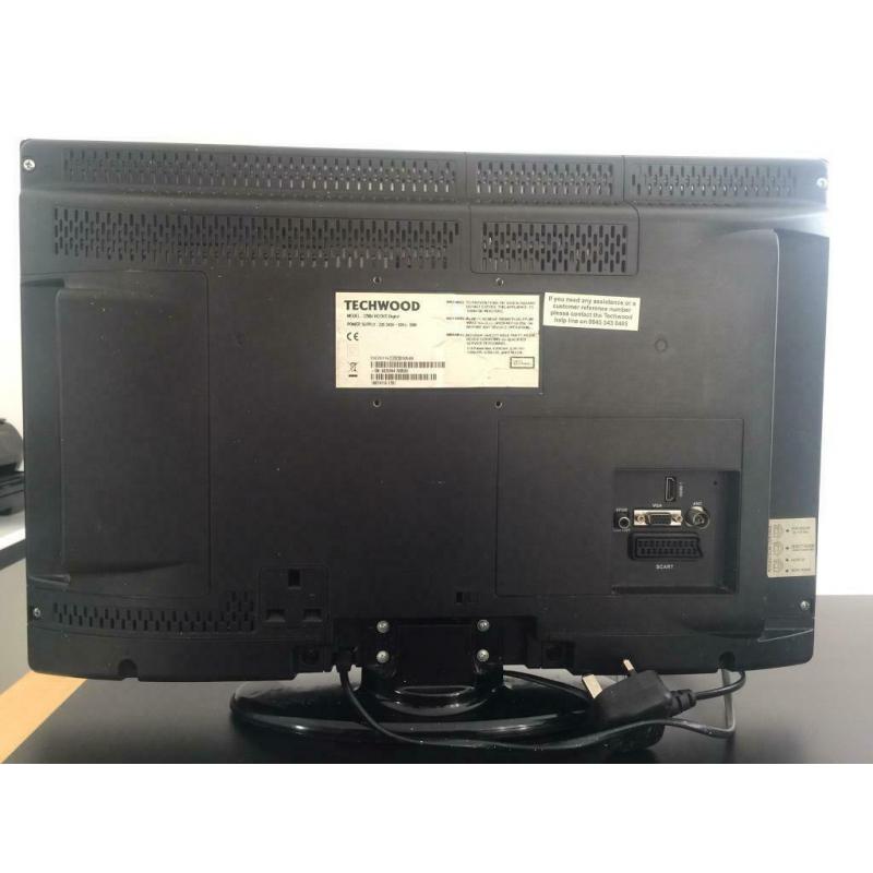 Techwood 22nch Tv & DVD player