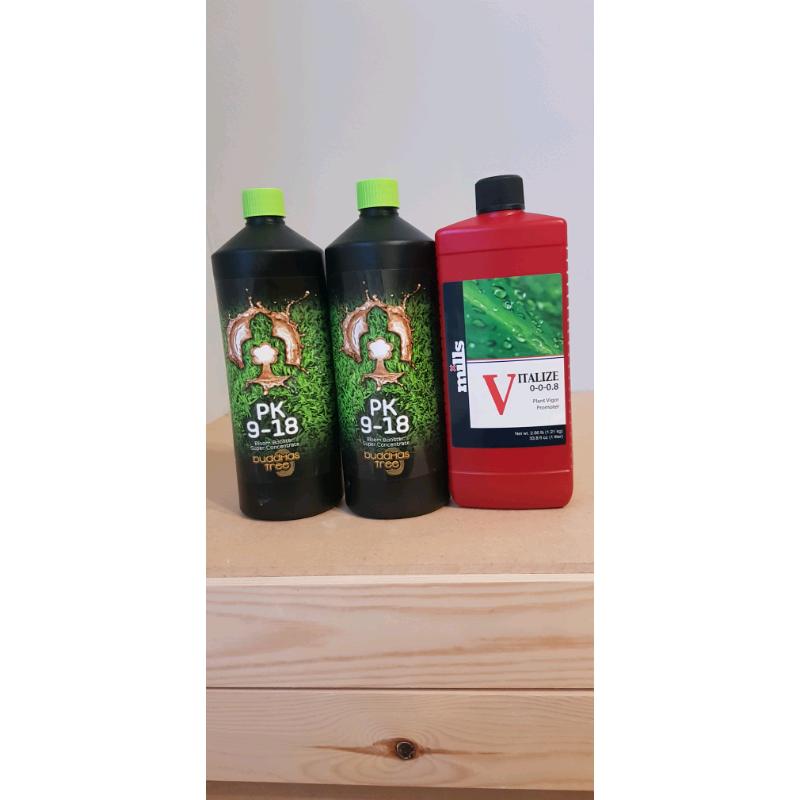 3x 1 litre growth enhancers