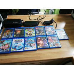 Sony psvita game console and 11 games