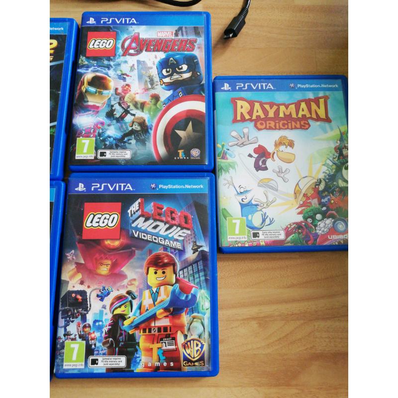 Sony psvita game console and 11 games