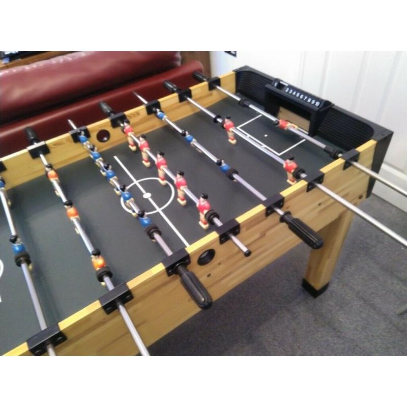 Table Football - Solid Sturdy Adult 4ftx2ft Size - Good Condition - CAN DELIVER