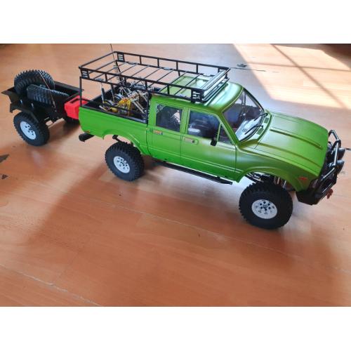Rc crawler rc4wd tf2 lwb rtr with alloy trailer vgc as new not used