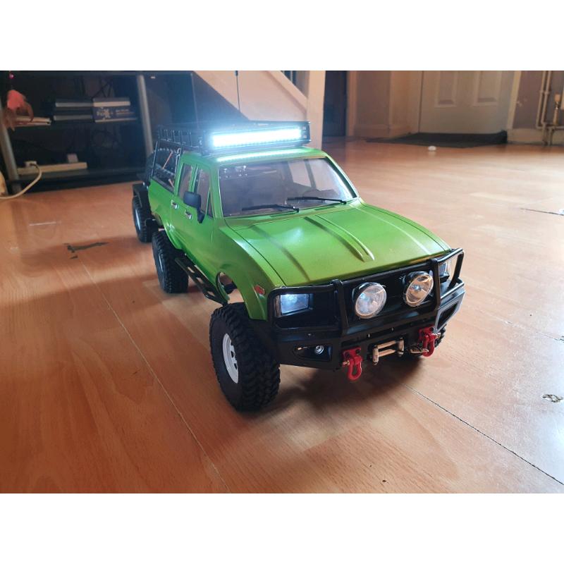 Rc crawler rc4wd tf2 lwb rtr with alloy trailer vgc as new not used