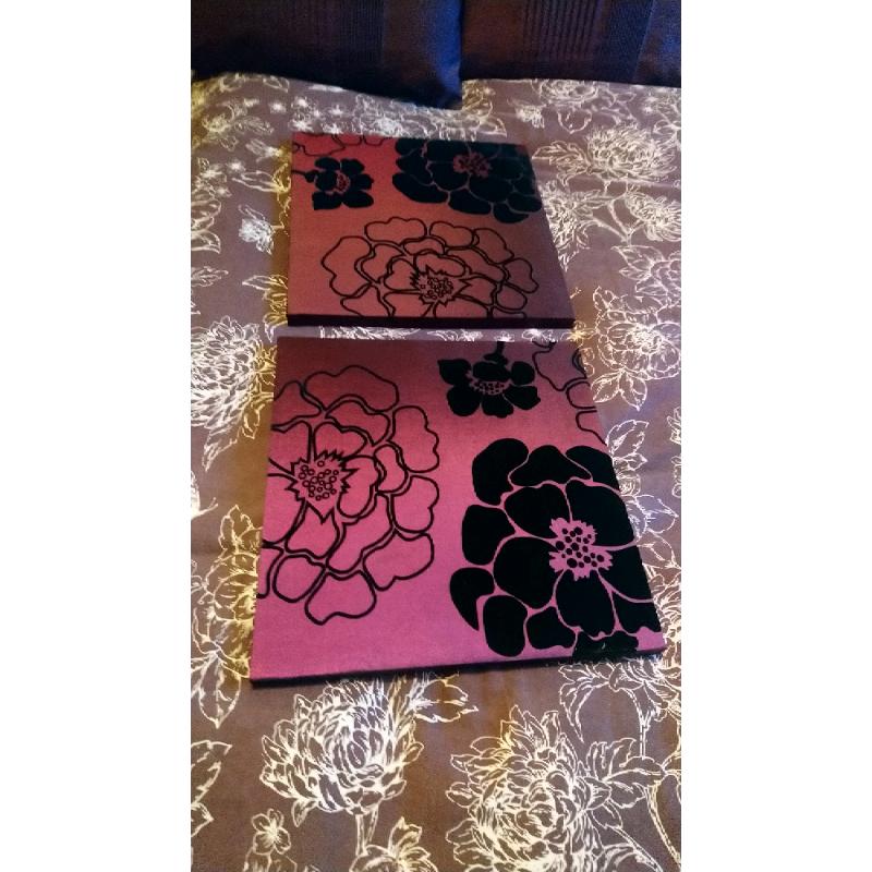 Purple pictures.