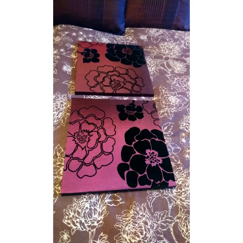 Purple pictures.