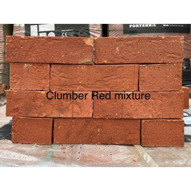 Forterra Clumber Red Bricks 65mm ?180 Per Pack